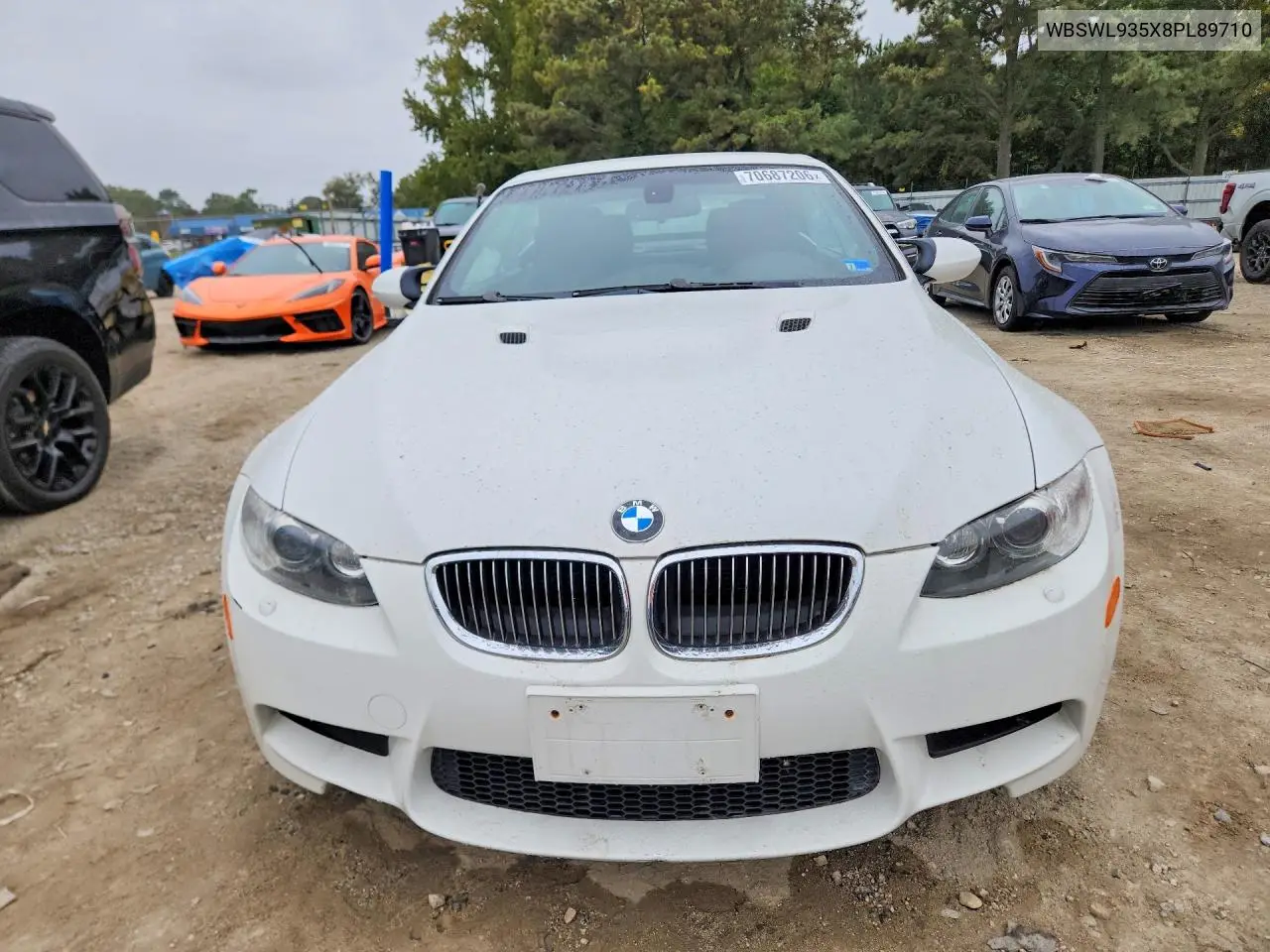 2008 BMW M3 VIN WBSWL935X8PL89710 — фото 5