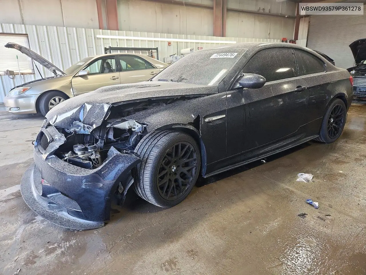 BMW M3 2009, VIN WBSWD93579P361278