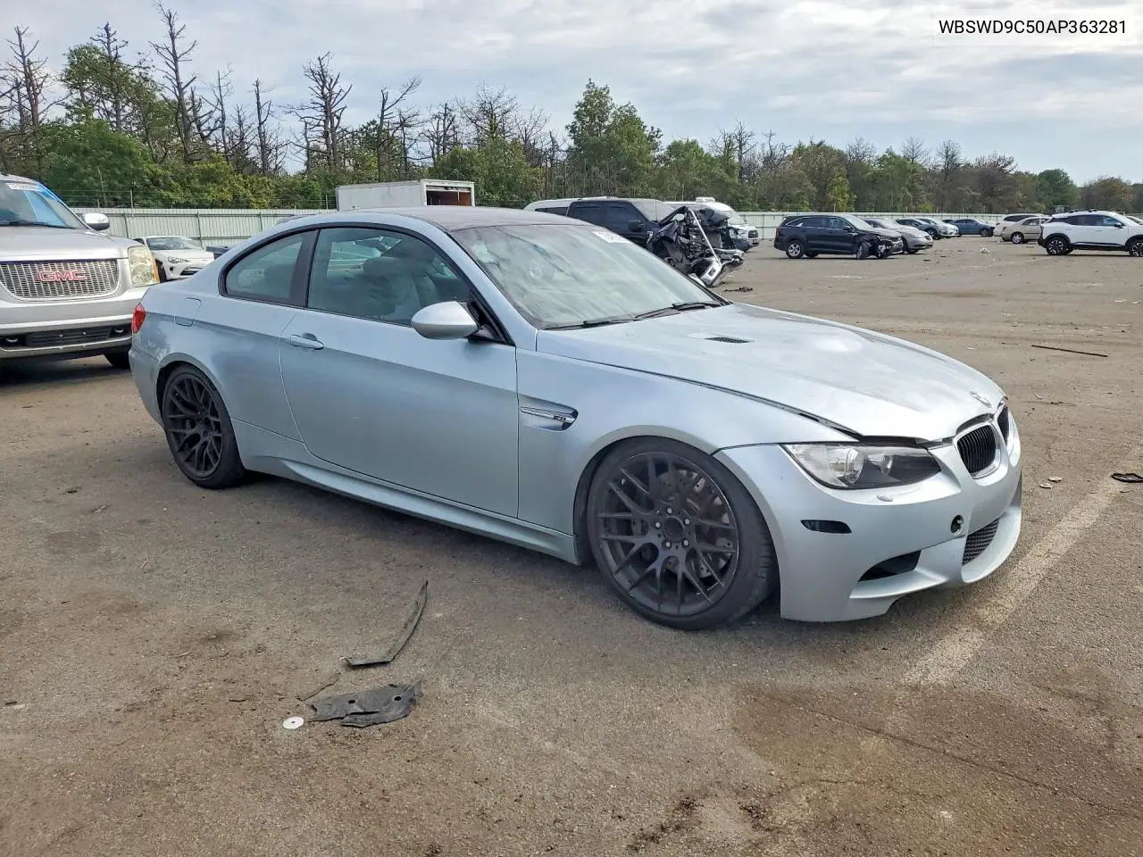 2010 BMW M3 VIN WBSWD9C50AP363281 — фото 4