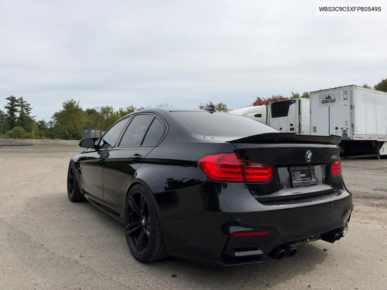 2015 BMW M3 VIN WBS3C9C5XFP805495 — фото 3