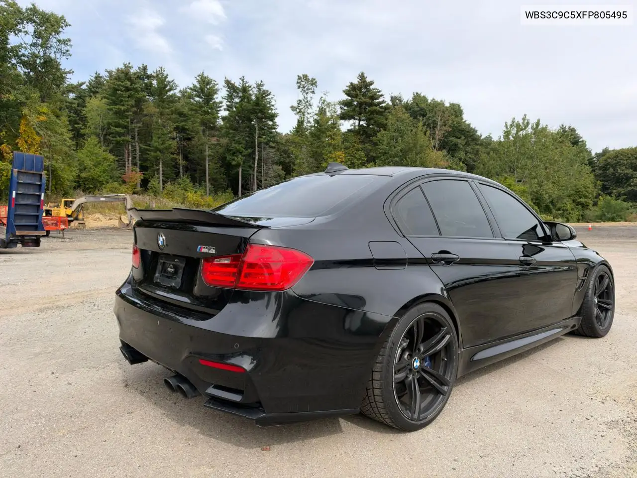 2015 BMW M3 VIN WBS3C9C5XFP805495 — фото 4