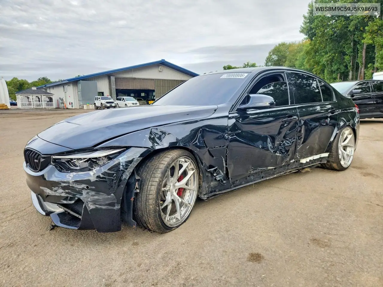 BMW M3 2018, VIN WBS8M9C59J5K98693