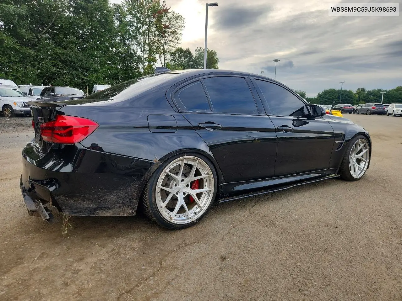 2018 BMW M3 VIN WBS8M9C59J5K98693 — фото 3
