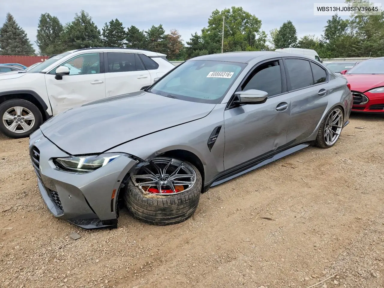 BMW M3 2025, VIN WBS13HJ08SFV39645
