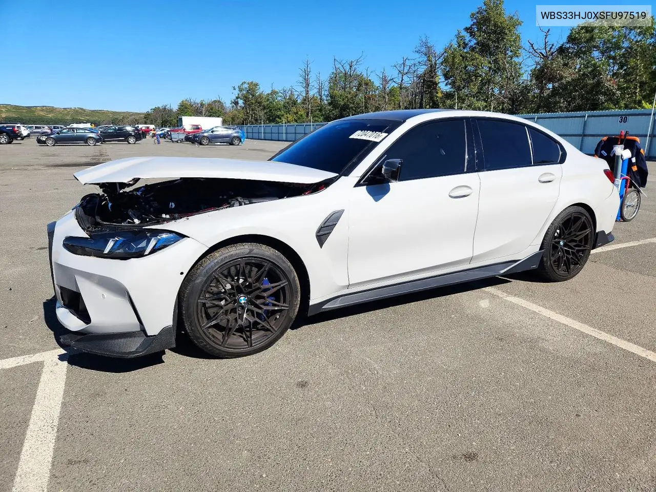 BMW M3 2025, VIN WBS33HJ0XSFU97519