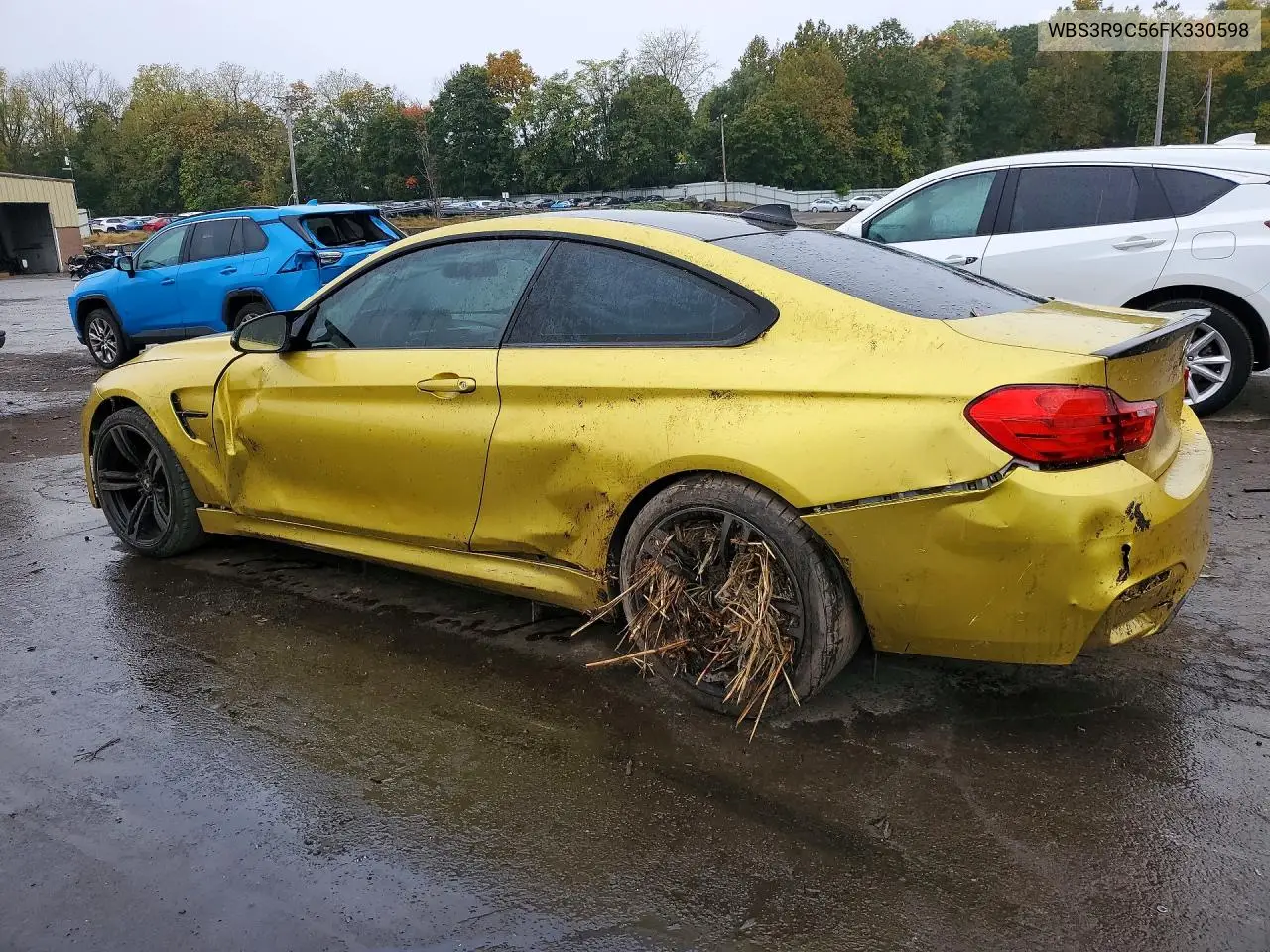 2015 BMW M4 VIN WBS3R9C56FK330598 — фото 2