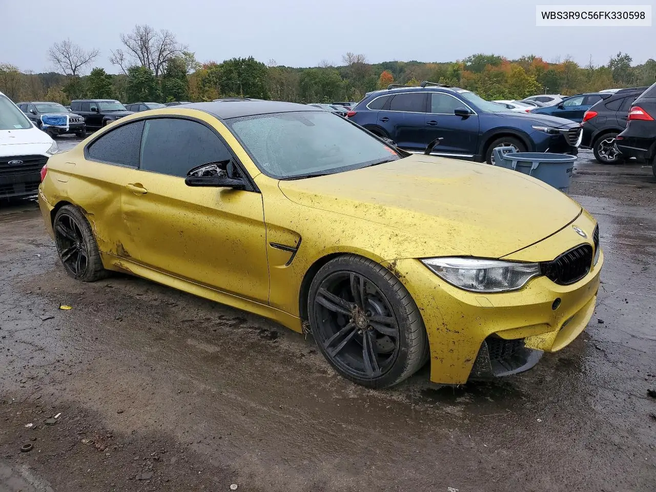 2015 BMW M4 VIN WBS3R9C56FK330598 — фото 4