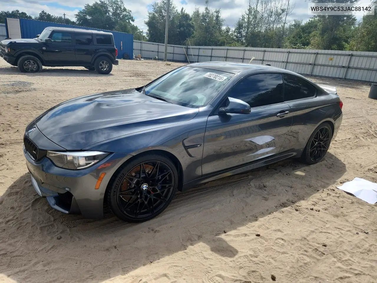 BMW M4 2018, VIN WBS4Y9C53JAC88142
