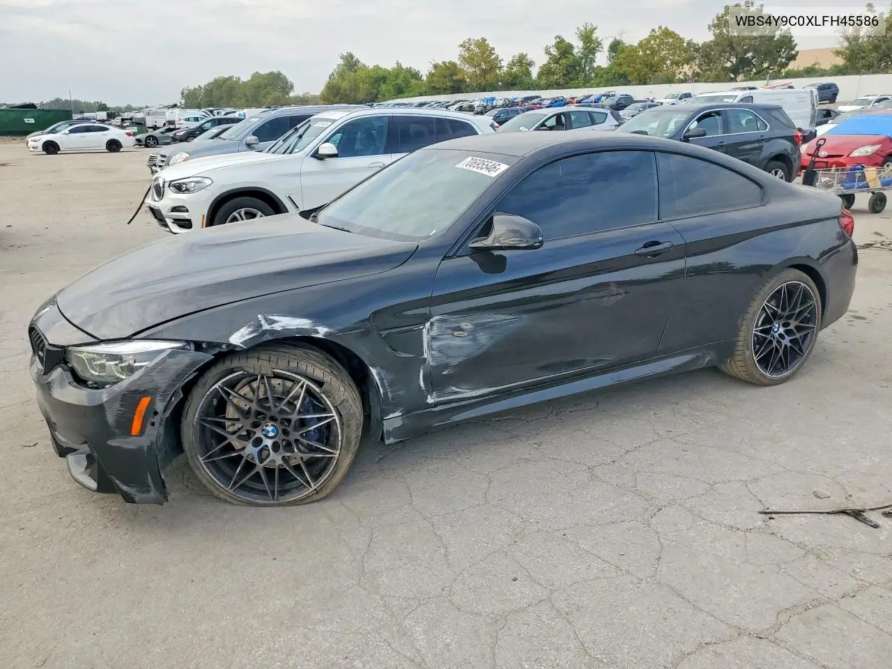 BMW M4 2020, VIN WBS4Y9C0XLFH45586