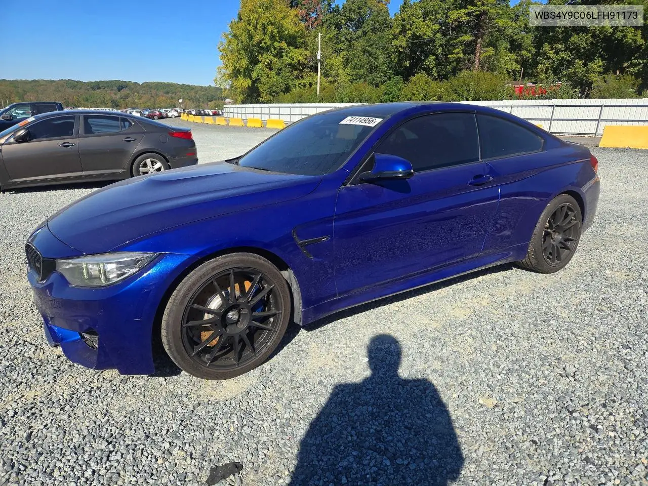 BMW M4 2020, VIN WBS4Y9C06LFH91173