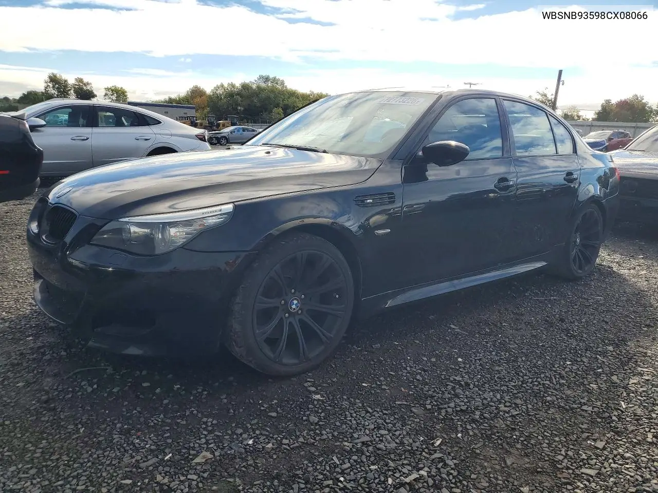 BMW M5 2008, VIN WBSNB93598CX08066
