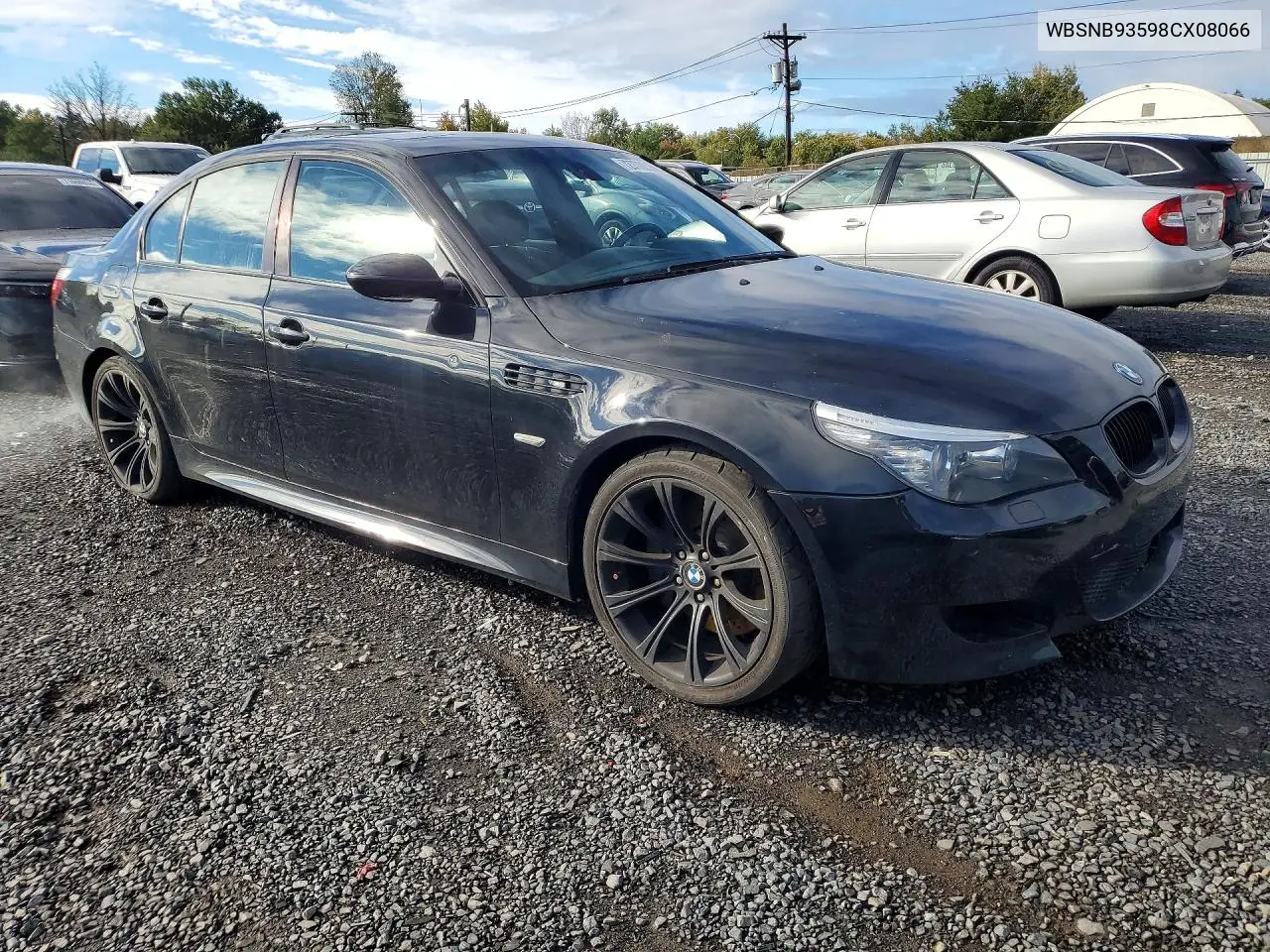 2008 BMW M5 VIN WBSNB93598CX08066 — фото 4