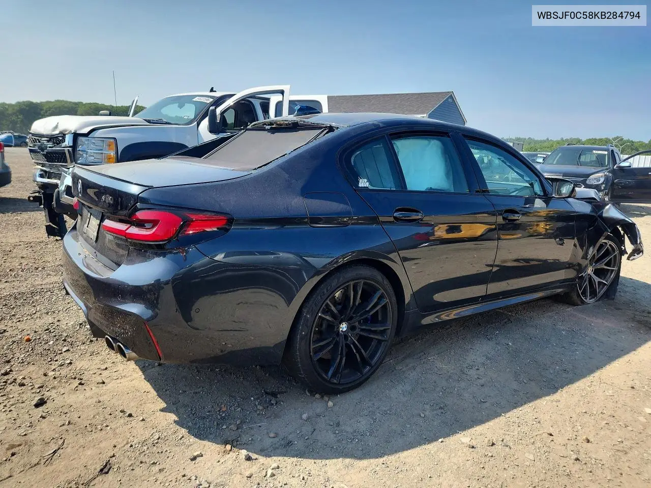 2019 BMW M5 VIN WBSJF0C58KB284794 — фото 3