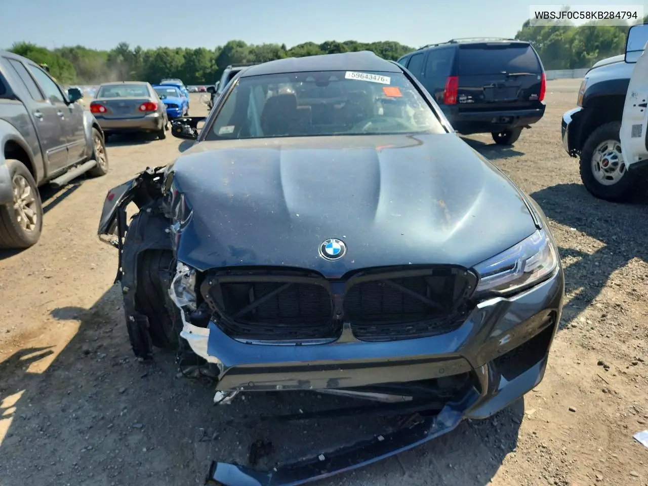 2019 BMW M5 VIN WBSJF0C58KB284794 — фото 5