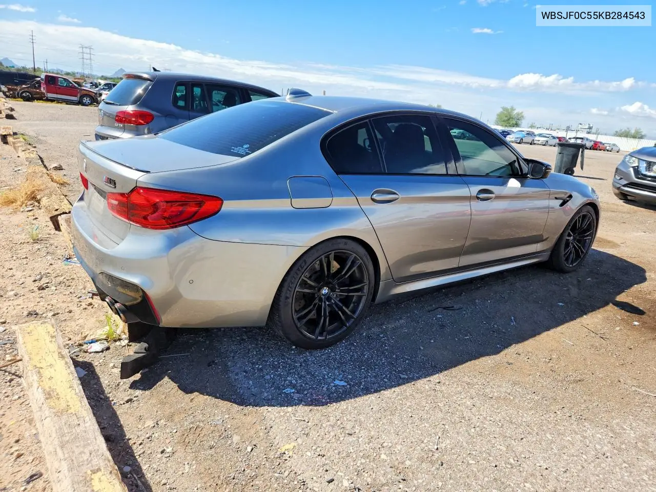2019 BMW M5 VIN WBSJF0C55KB284543 — фото 3