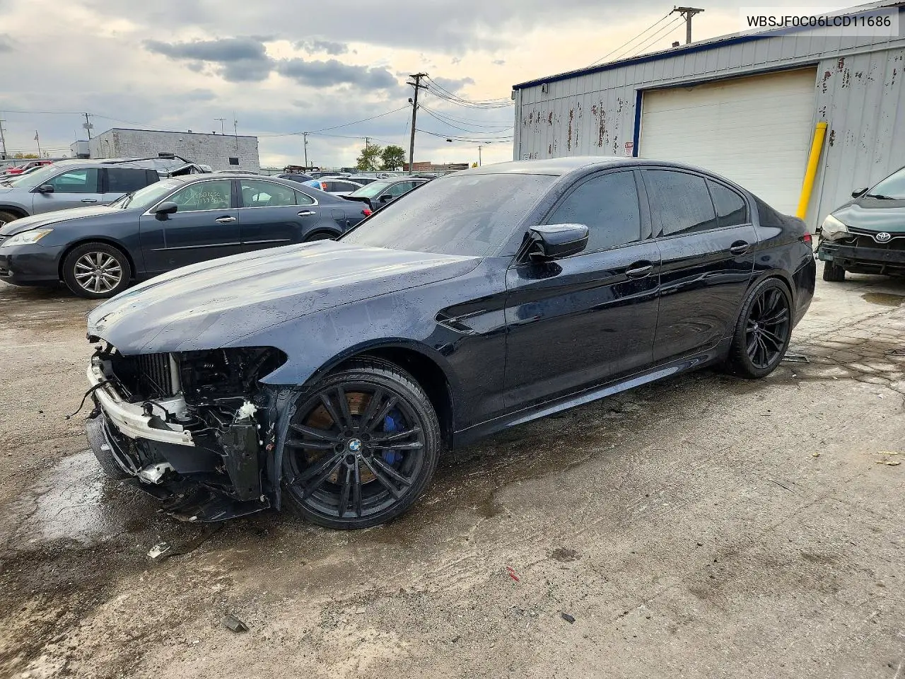 BMW M5 2020, VIN WBSJF0C06LCD11686