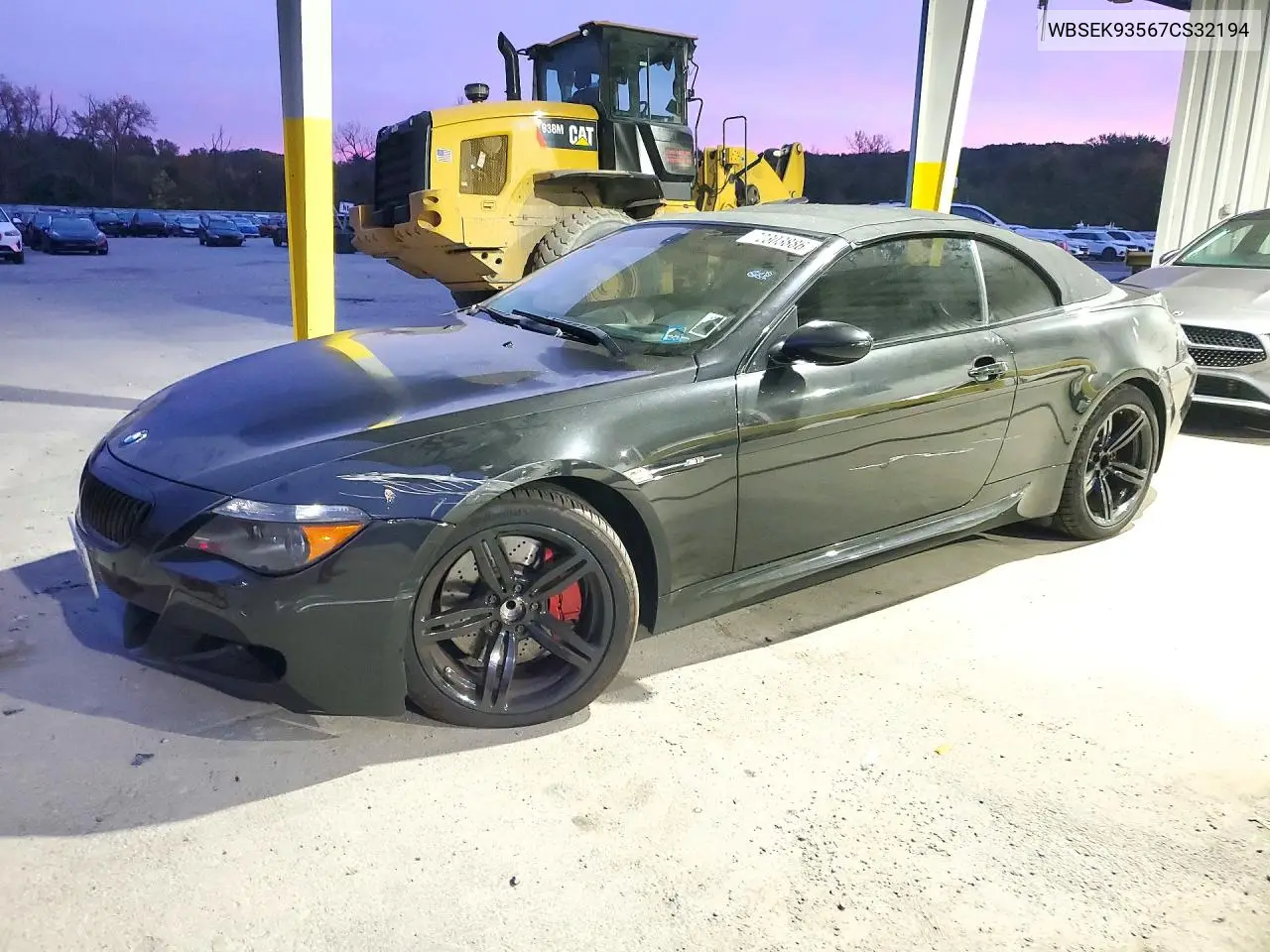 BMW M6 2007, VIN WBSEK93567CS32194