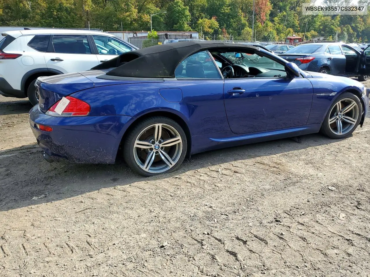 2007 BMW M6 VIN WBSEK93557CS32347 — фото 3