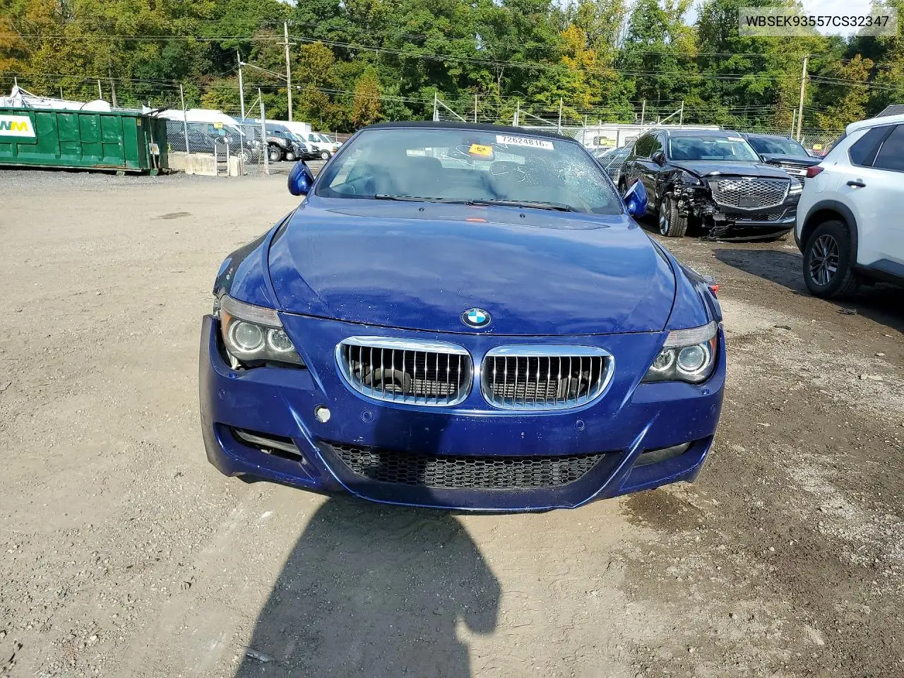 2007 BMW M6 VIN WBSEK93557CS32347 — фото 5