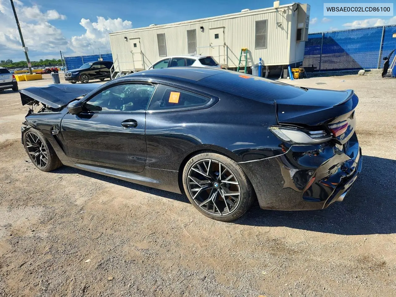 2020 BMW M8 VIN WBSAE0C02LCD86100 — фото 2