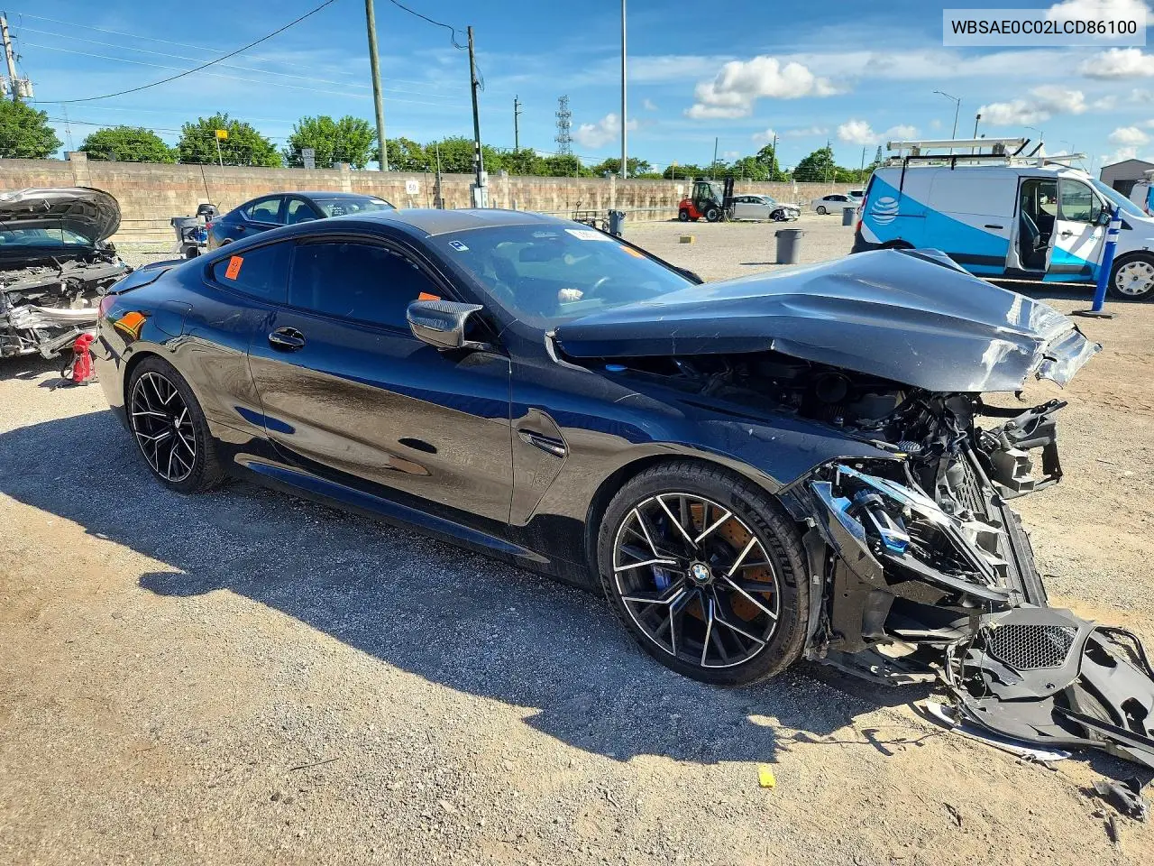 2020 BMW M8 VIN WBSAE0C02LCD86100 — фото 4