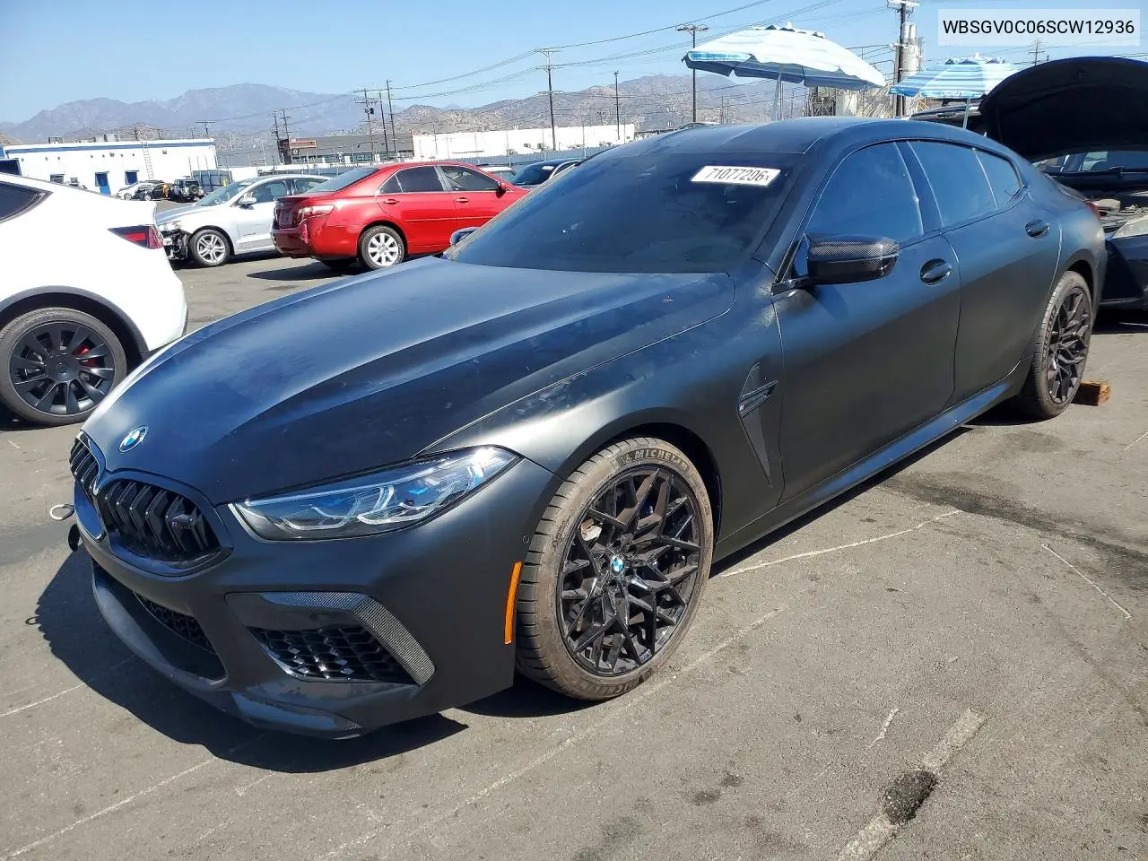BMW M8 2025, VIN WBSGV0C06SCW12936