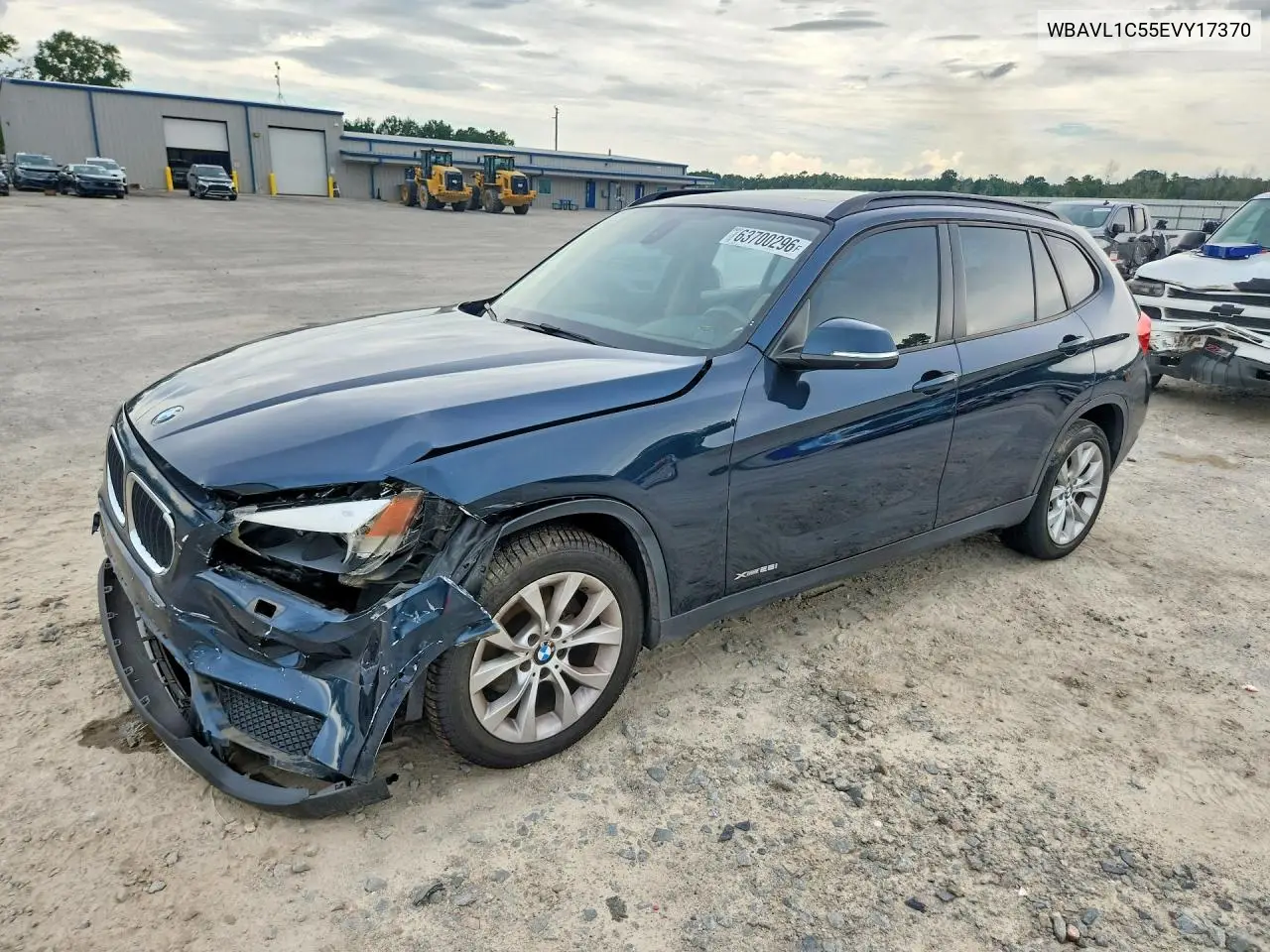 BMW X1 2014, VIN WBAVL1C55EVY17370