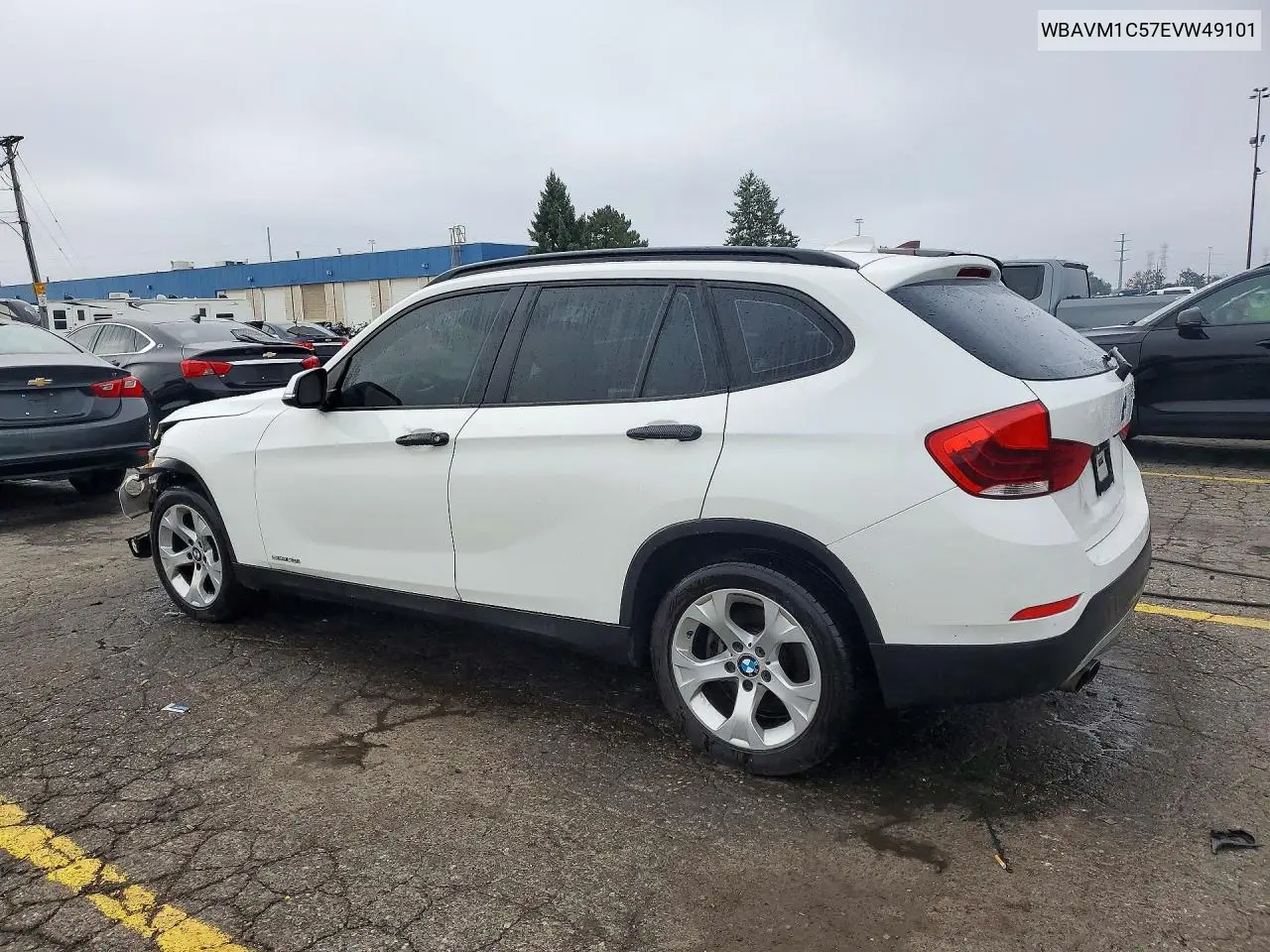 2014 BMW X1 VIN WBAVM1C57EVW49101 — фото 2