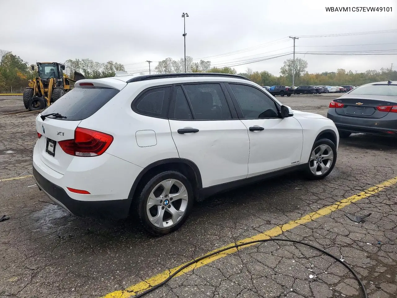 2014 BMW X1 VIN WBAVM1C57EVW49101 — фото 3