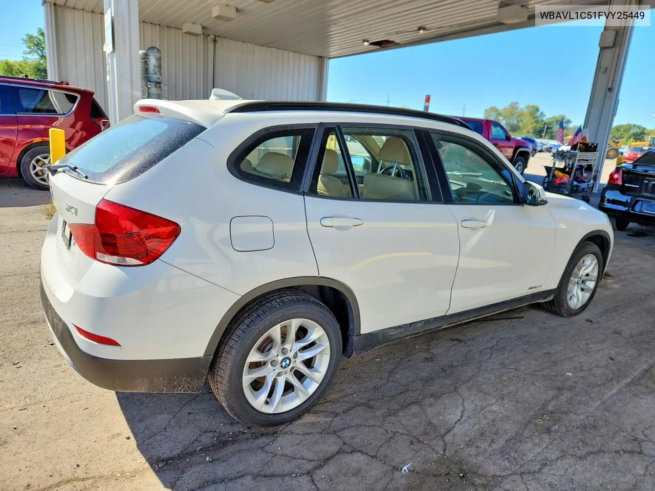 2015 BMW X1 VIN WBAVL1C51FVY25449 — фото 3