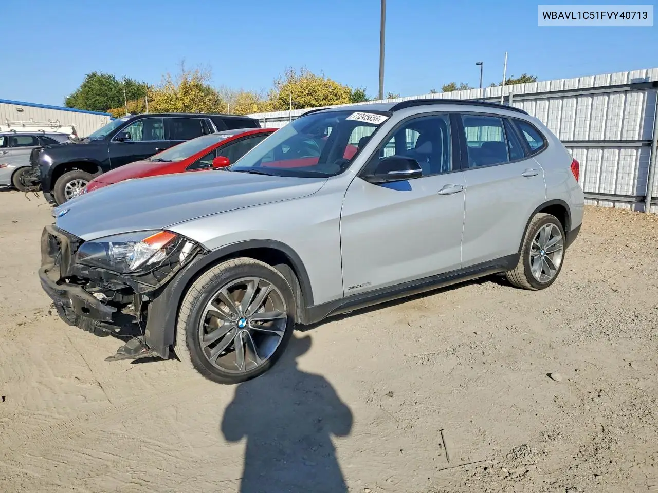 BMW X1 2015, VIN WBAVL1C51FVY40713