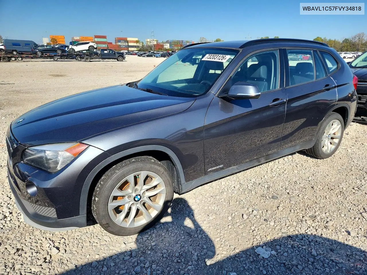 BMW X1 2015, VIN WBAVL1C57FVY34818