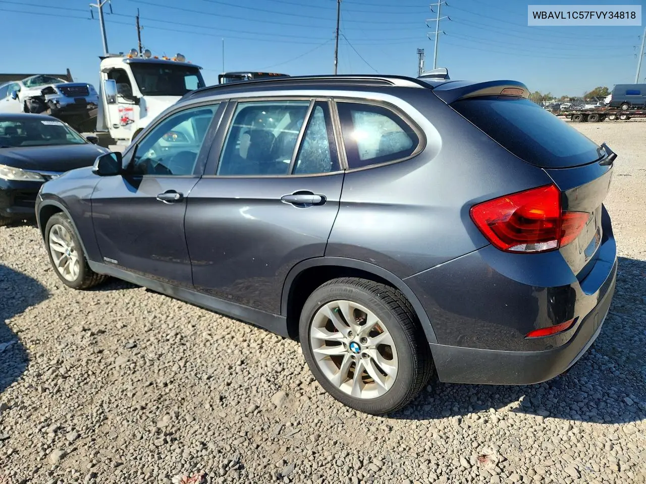 2015 BMW X1 VIN WBAVL1C57FVY34818 — фото 2