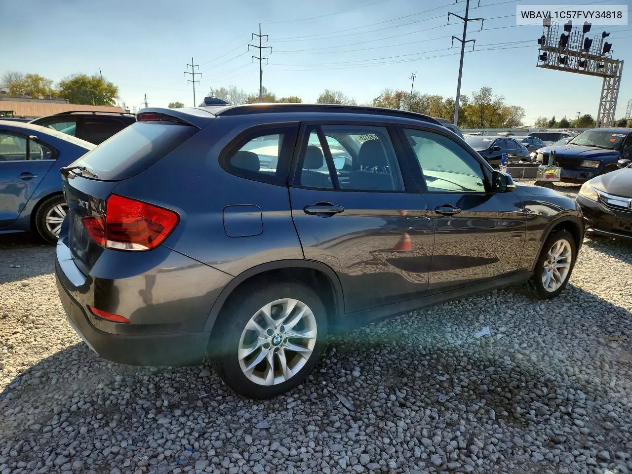 2015 BMW X1 VIN WBAVL1C57FVY34818 — фото 3
