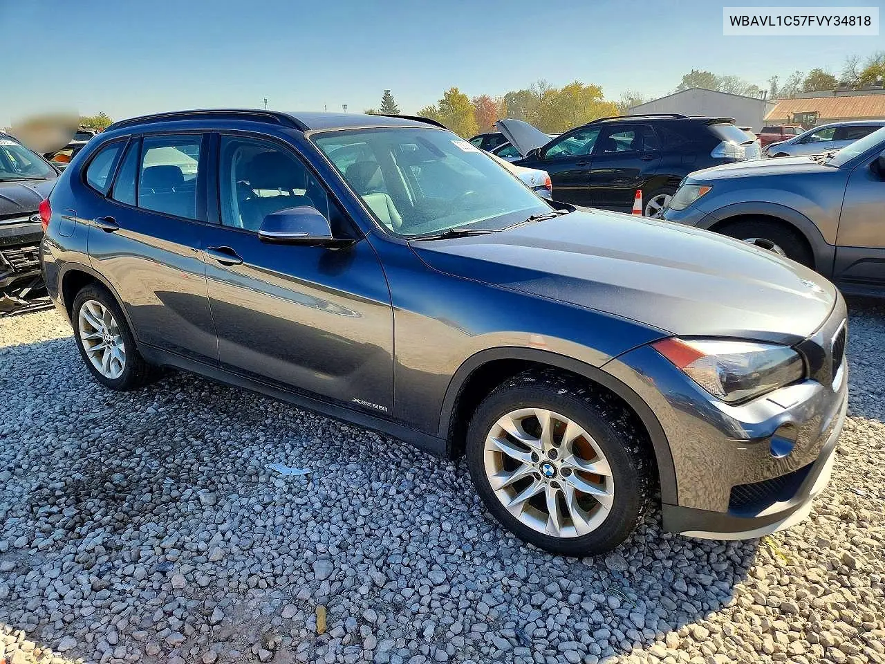 2015 BMW X1 VIN WBAVL1C57FVY34818 — фото 4