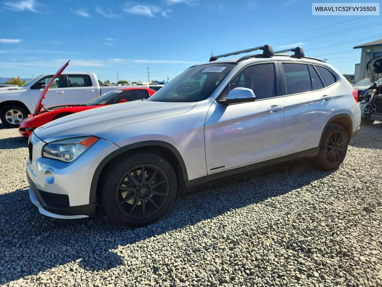BMW X1 2015, VIN WBAVL1C52FVY35505