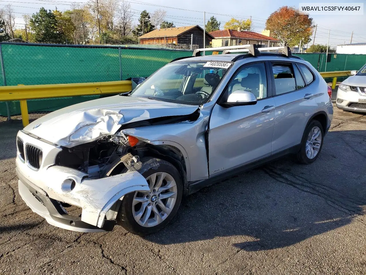 BMW X1 2015, VIN WBAVL1C53FVY40647