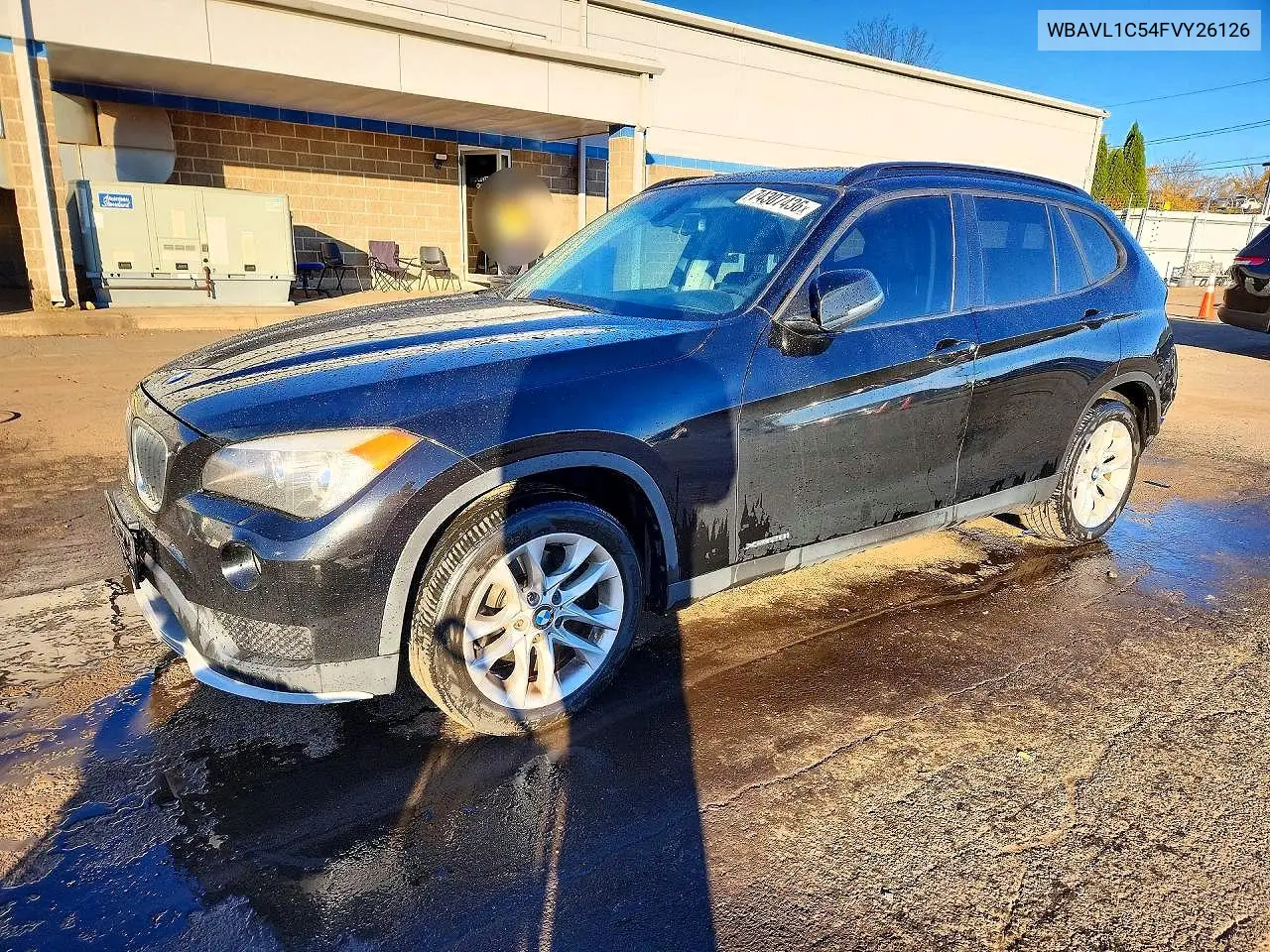 BMW X1 2015, VIN WBAVL1C54FVY26126