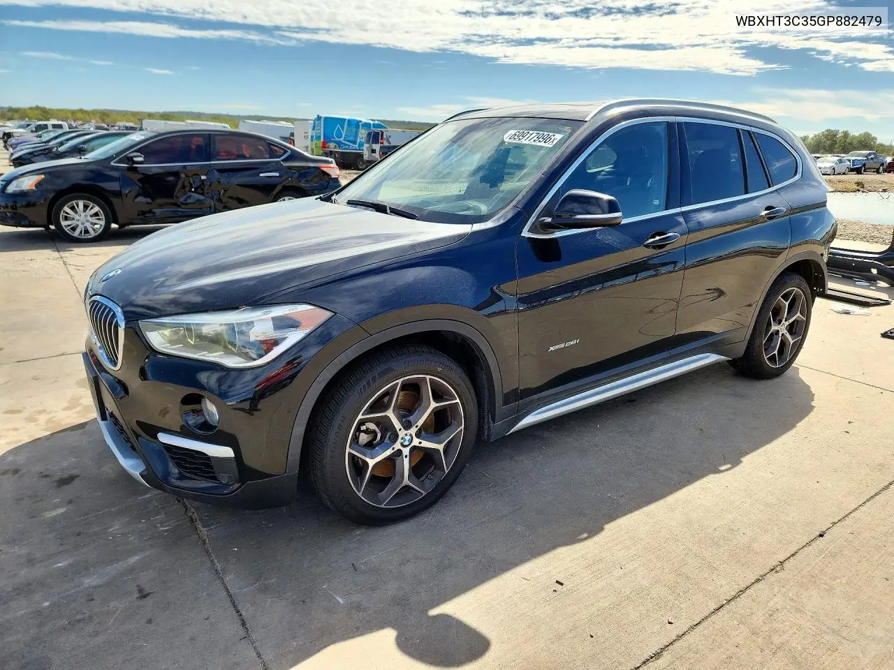BMW X1 2016, VIN WBXHT3C35GP882479