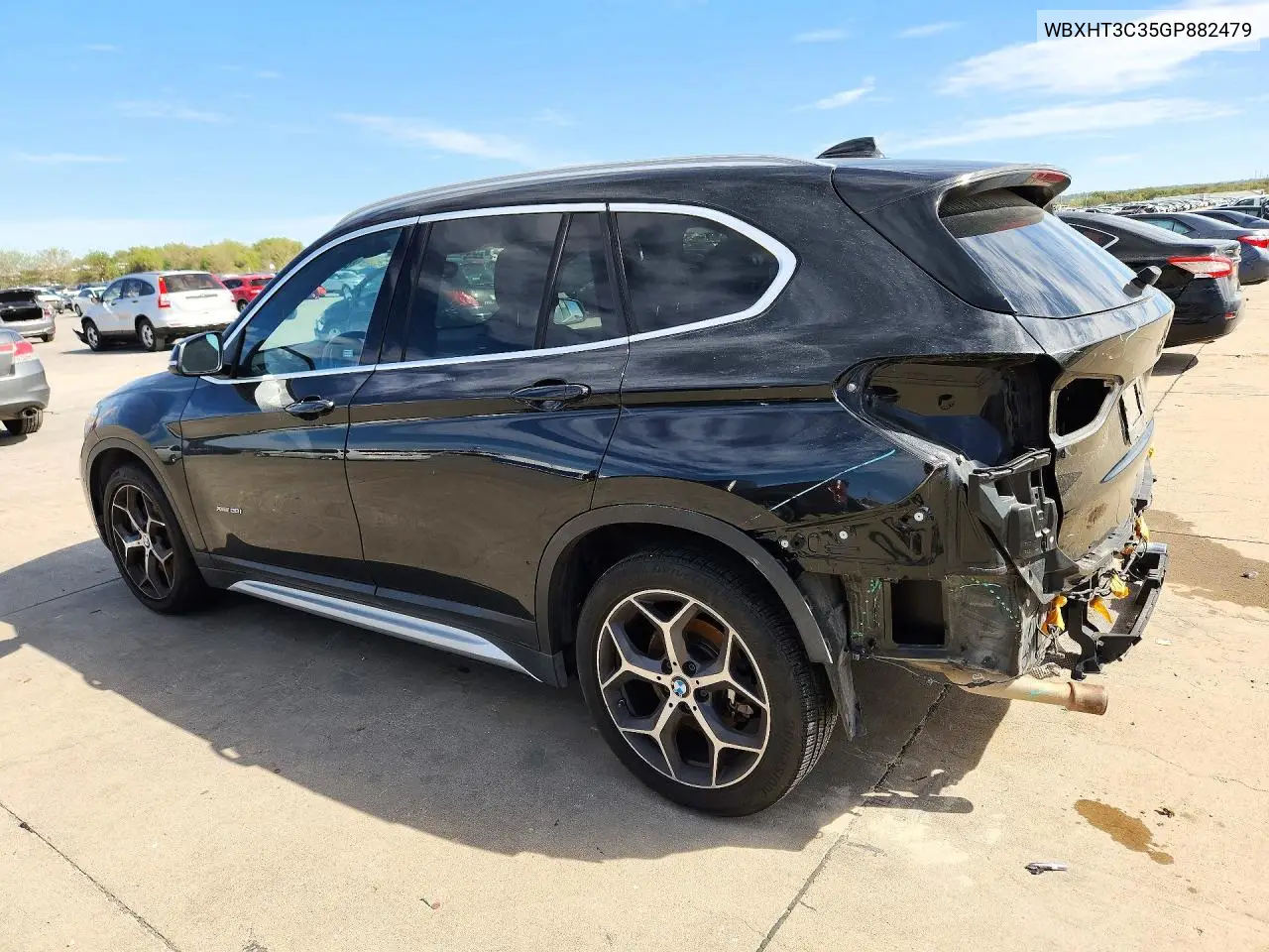2016 BMW X1 VIN WBXHT3C35GP882479 — фото 2