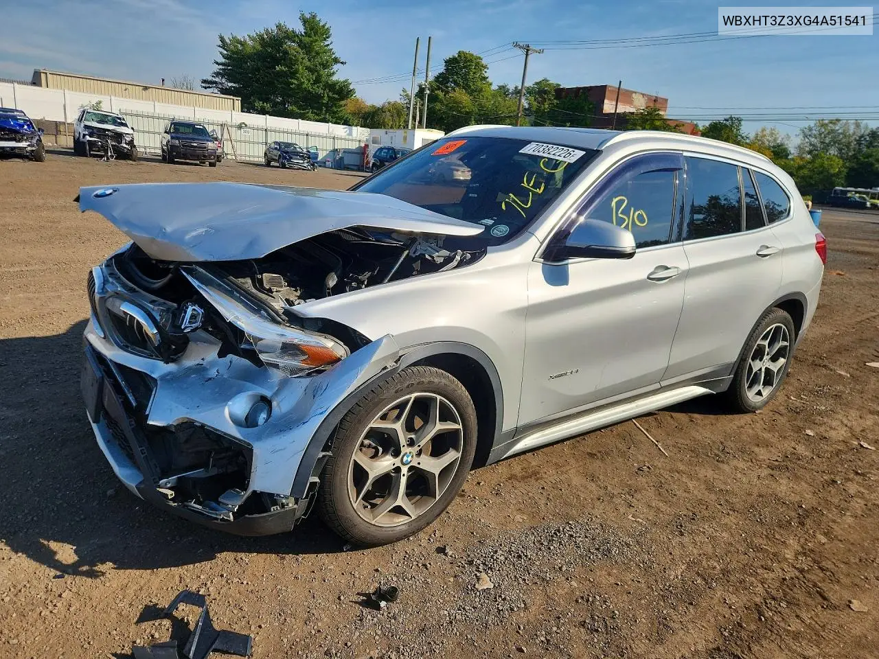 BMW X1 2016, VIN WBXHT3Z3XG4A51541