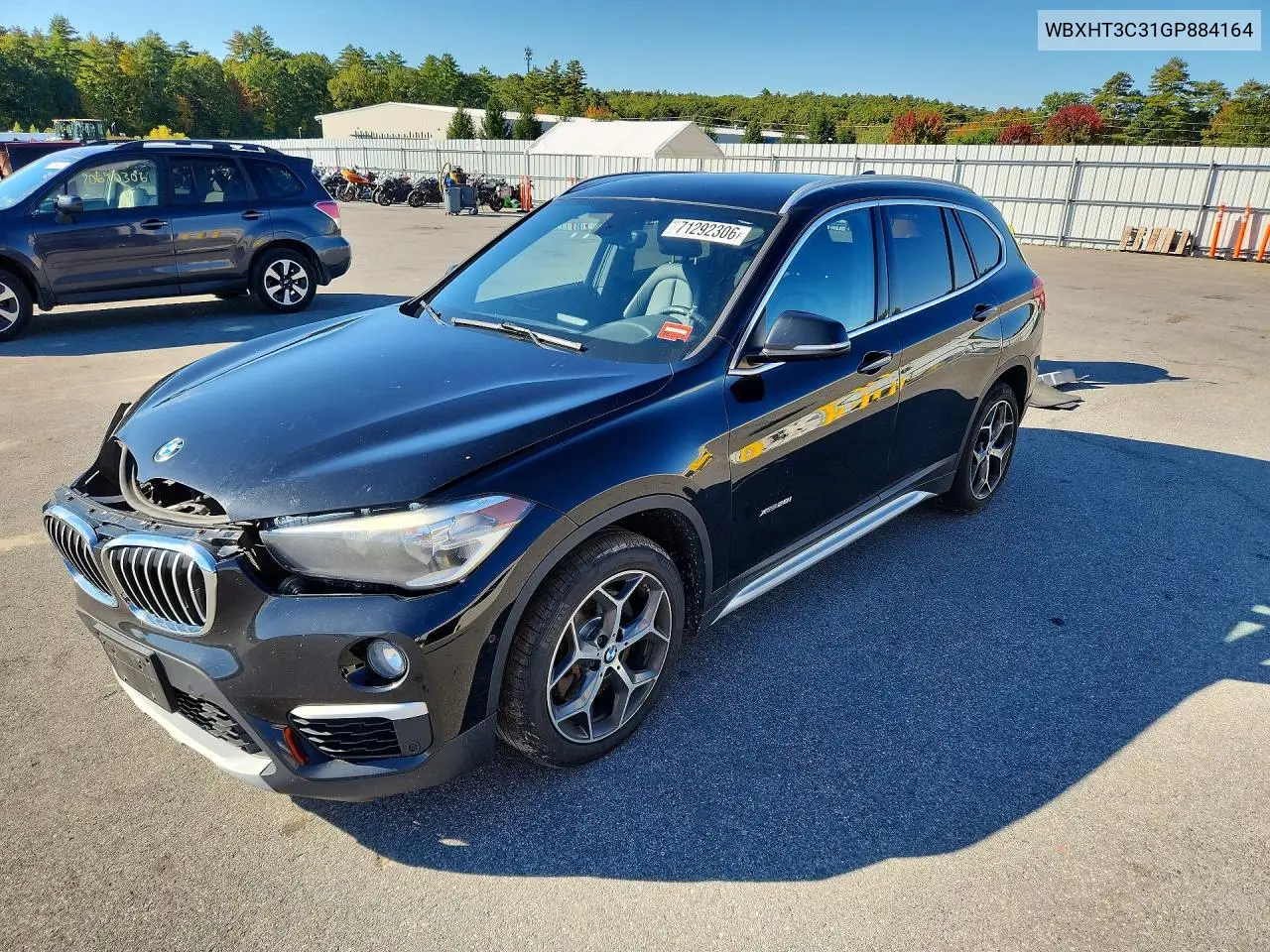 BMW X1 2016, VIN WBXHT3C31GP884164