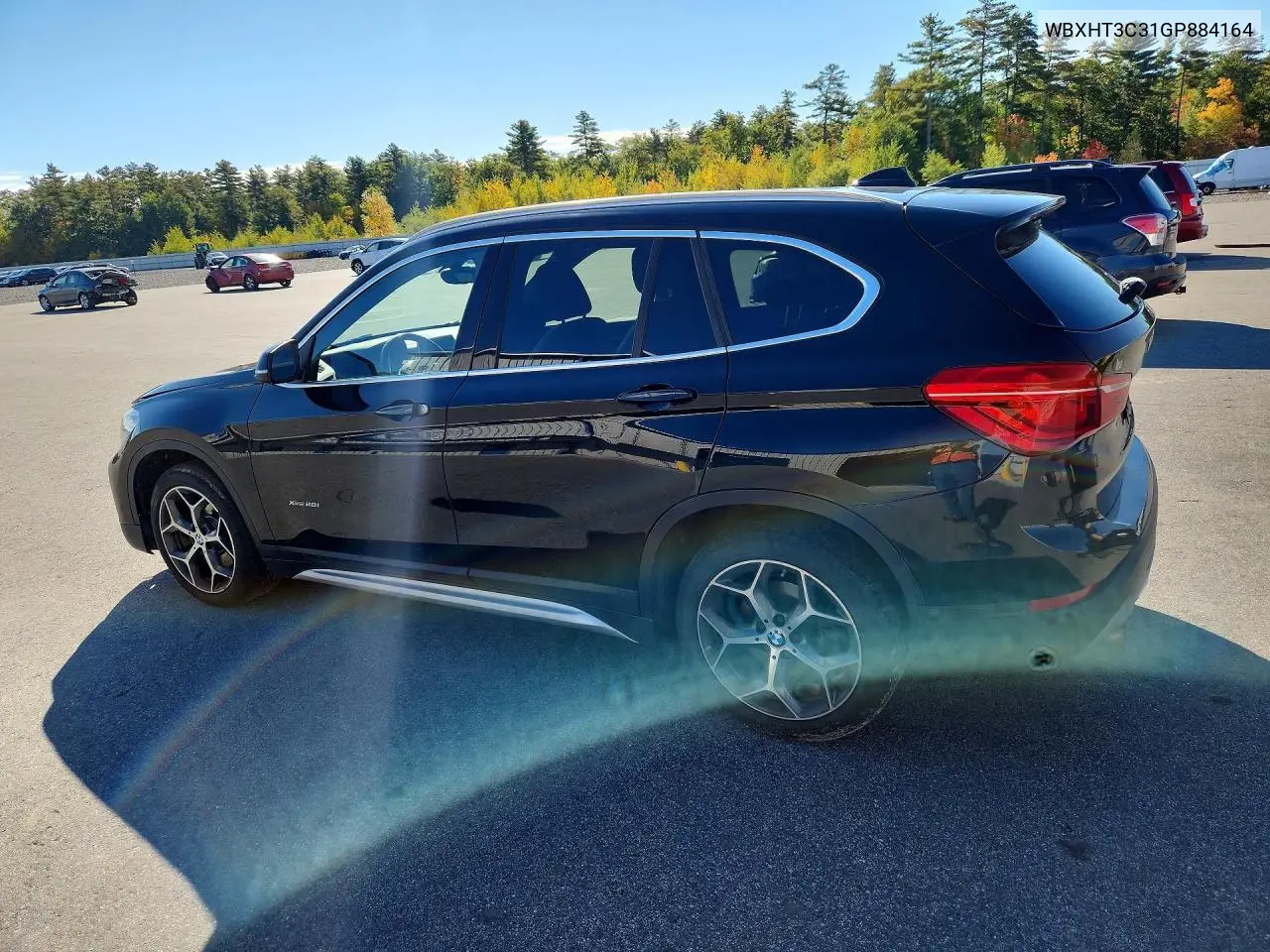 2016 BMW X1 VIN WBXHT3C31GP884164 — фото 2
