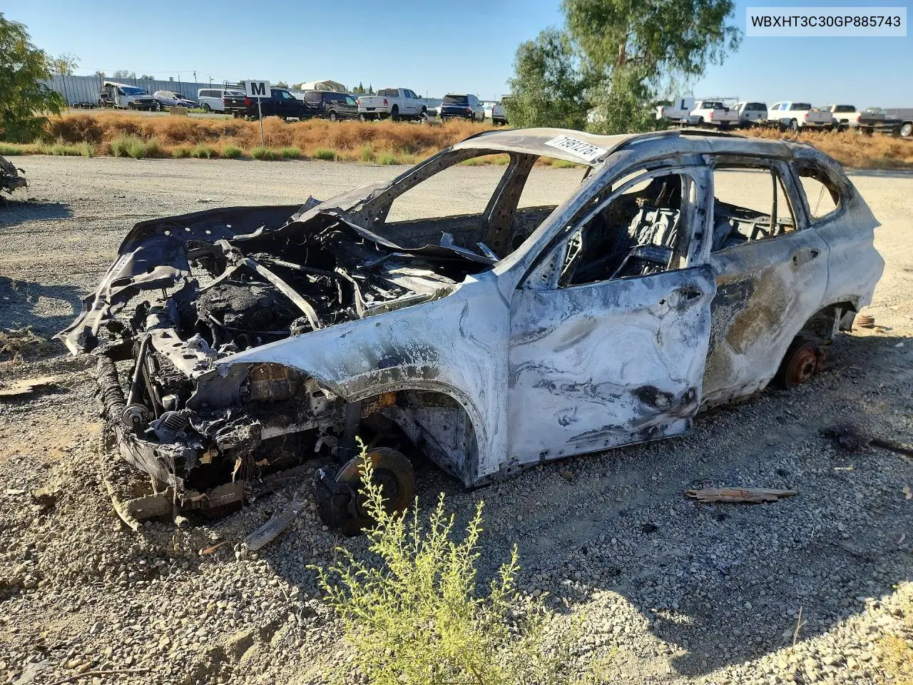 BMW X1 2016, VIN WBXHT3C30GP885743