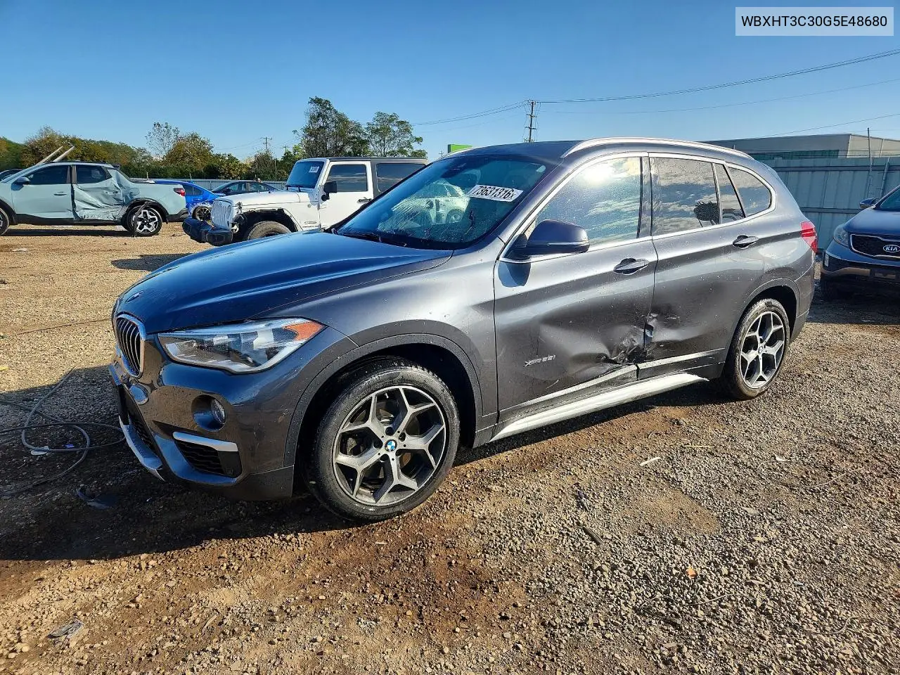 BMW X1 2016, VIN WBXHT3C30G5E48680