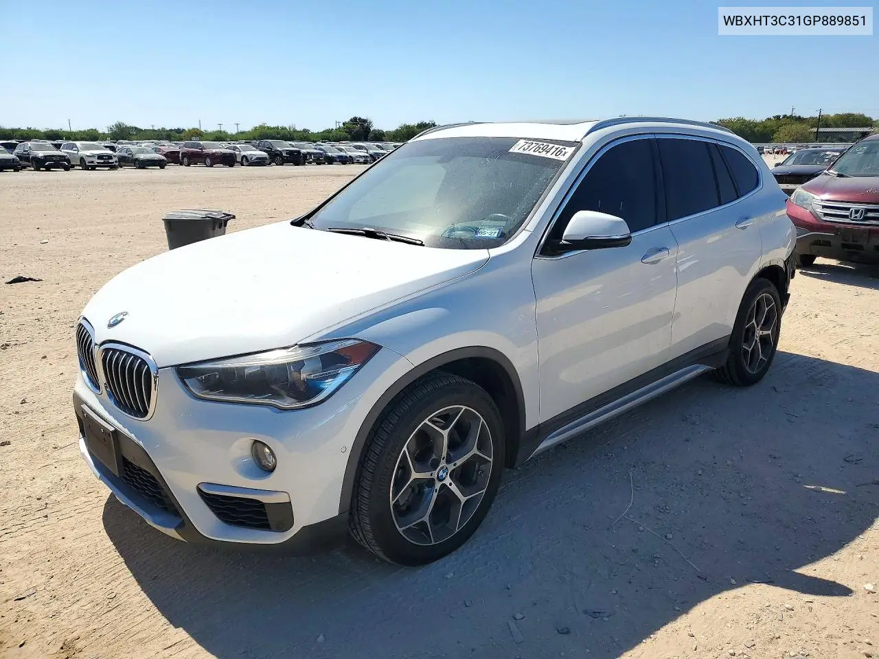 BMW X1 2016, VIN WBXHT3C31GP889851