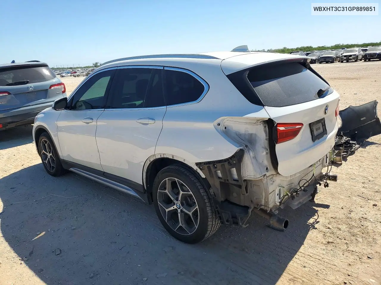 2016 BMW X1 VIN WBXHT3C31GP889851 — фото 2