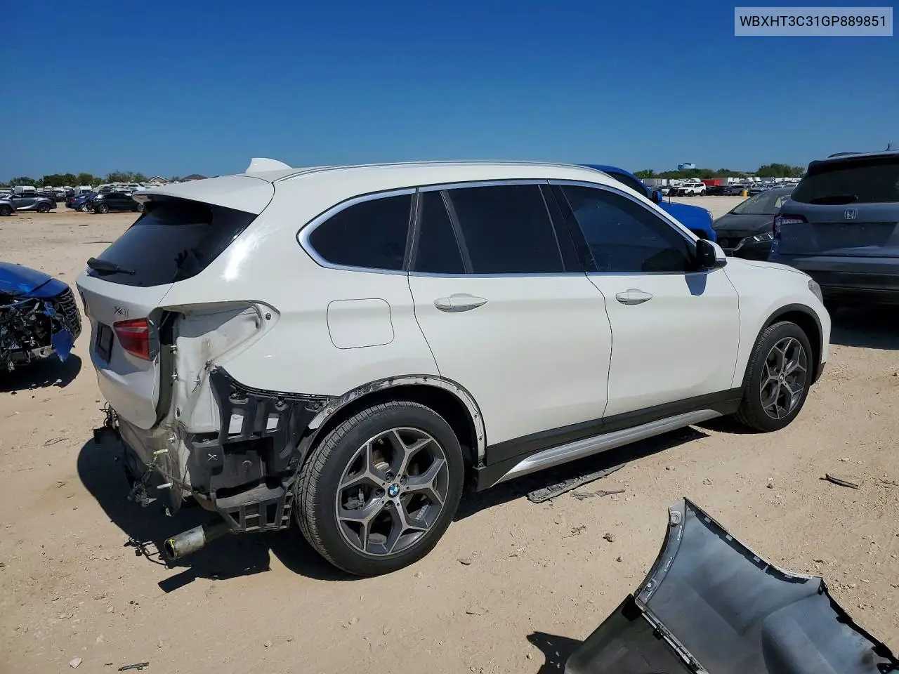 2016 BMW X1 VIN WBXHT3C31GP889851 — фото 3