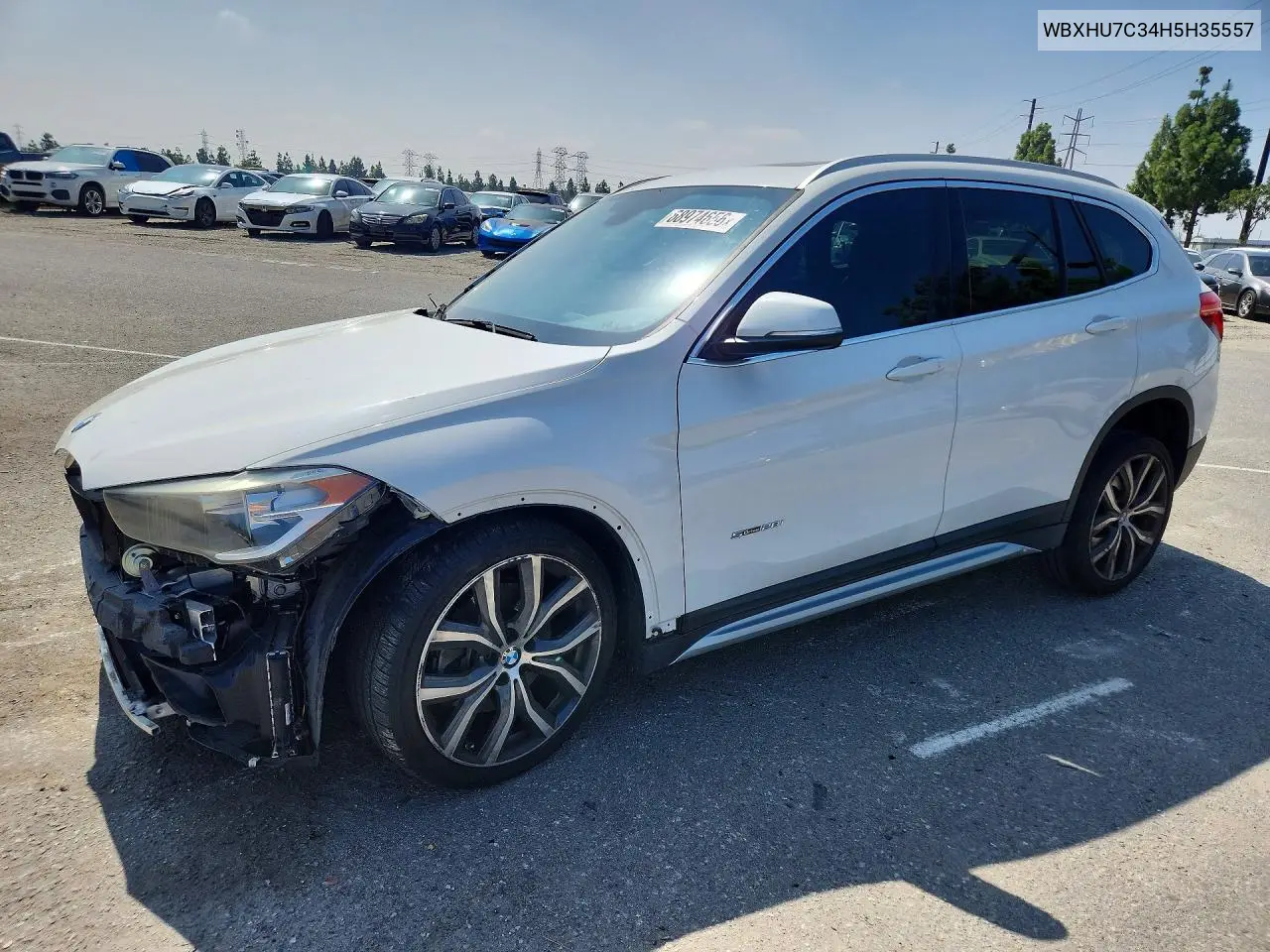 BMW X1 2017, VIN WBXHU7C34H5H35557