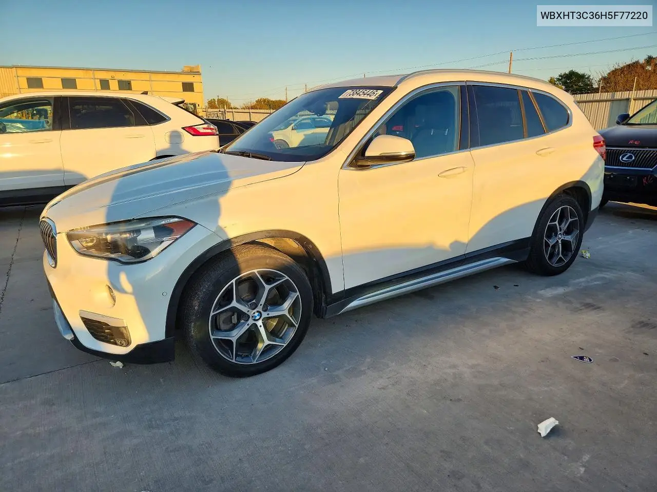 BMW X1 2017, VIN WBXHT3C36H5F77220